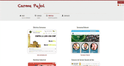 Desktop Screenshot of carmepujol.eu